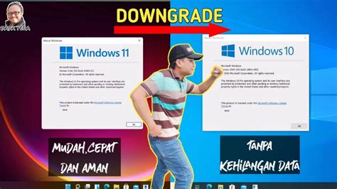 Cara Mudah Downgrade Windows 11 ke Windows 10